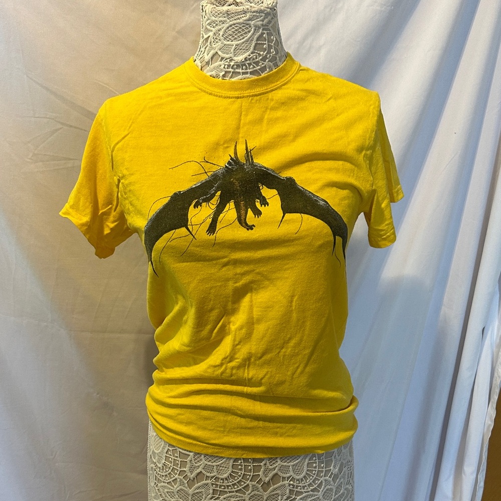 Post Malone Posty Co. Yellow with Black Dragon Concert Tee